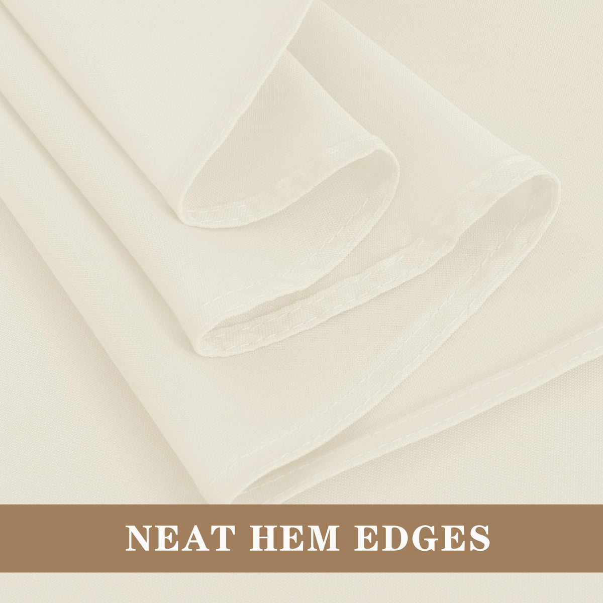 Reusable and durable polyester fabric suitable for multiple events.