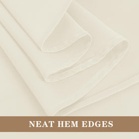 Reusable and durable polyester fabric suitable for multiple events.
