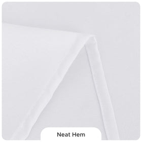 Fitable soft polyester tablecloth provides a smooth feel and premium look