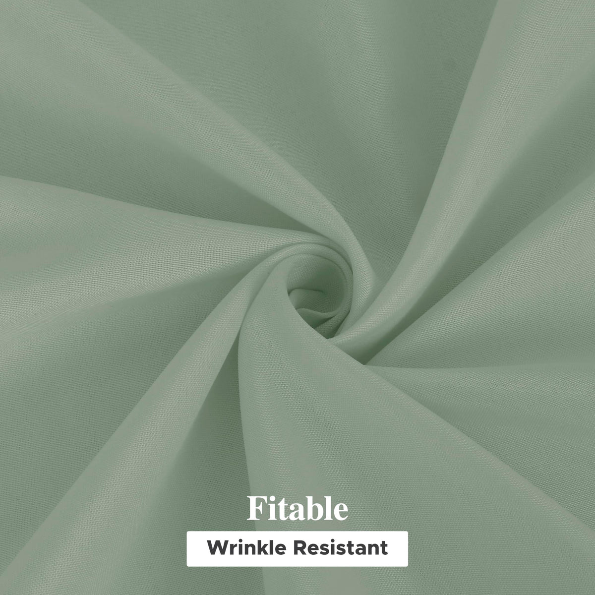 Fitable stain-resistant tablecloth makes cleanup easy after outdoor meals.