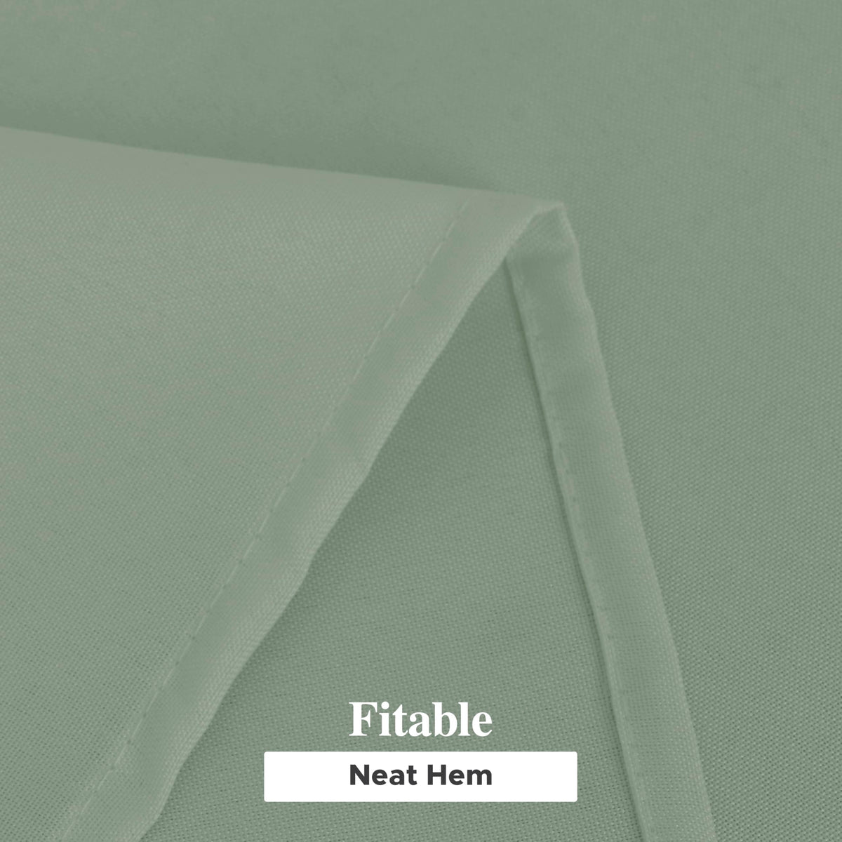 Fitable wrinkle-resistant polyester fabric tablecloth close-up highlighting durable weave.