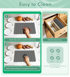 Fitnice mat used as plant tray protecting surfaces from moisture.