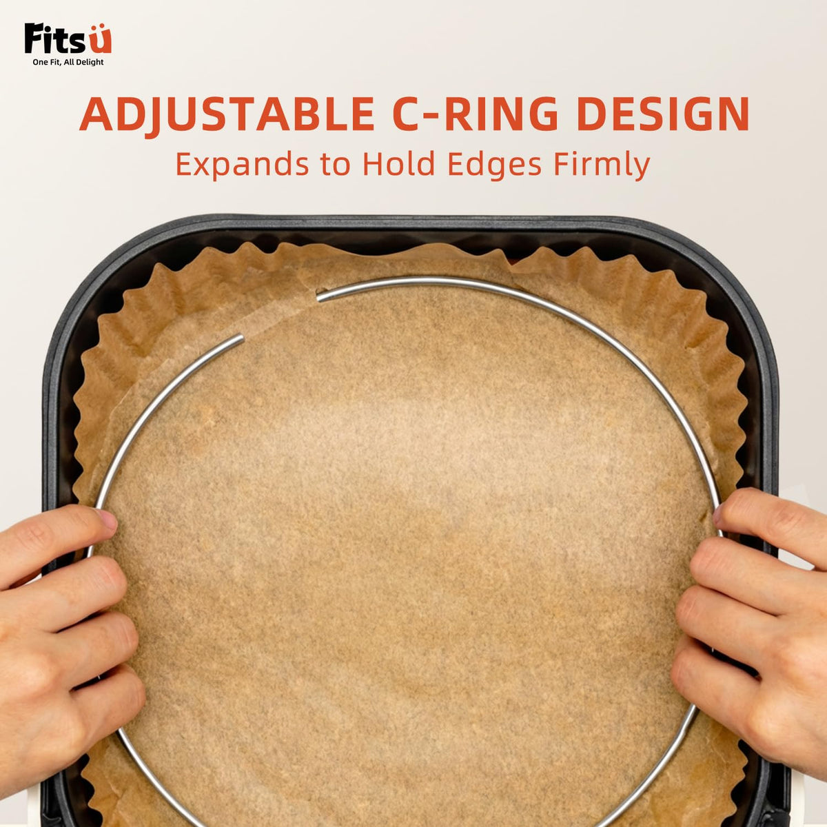 Bulk 400-piece pack of Fitsu air fryer liners for weekly meals