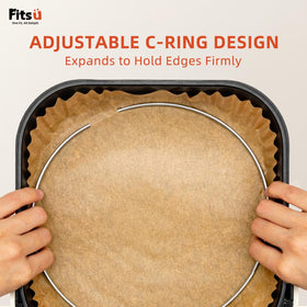 Bulk 400-piece pack of Fitsu air fryer liners for weekly meals