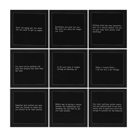 Five Star Napkins celebrate milestone moments with humorous 60th birthday quotes.