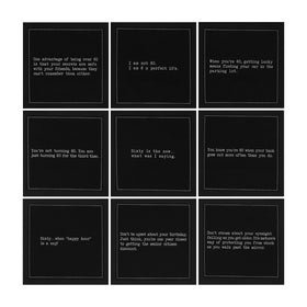Five Star Napkins feature witty bar quotes to spark conversation at parties.