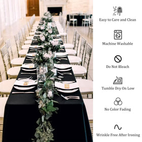 Fivenl 8-pack tablecloth guides buffet lines with clean, cohesive look