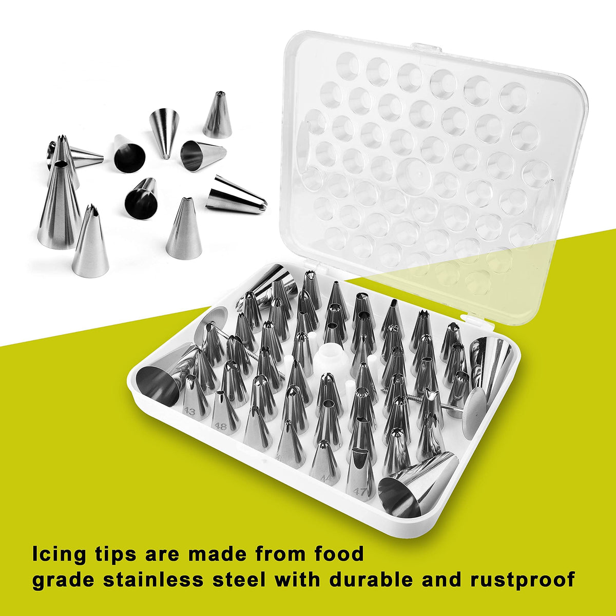 FIVETAS leaf tip expands leaf piping options
