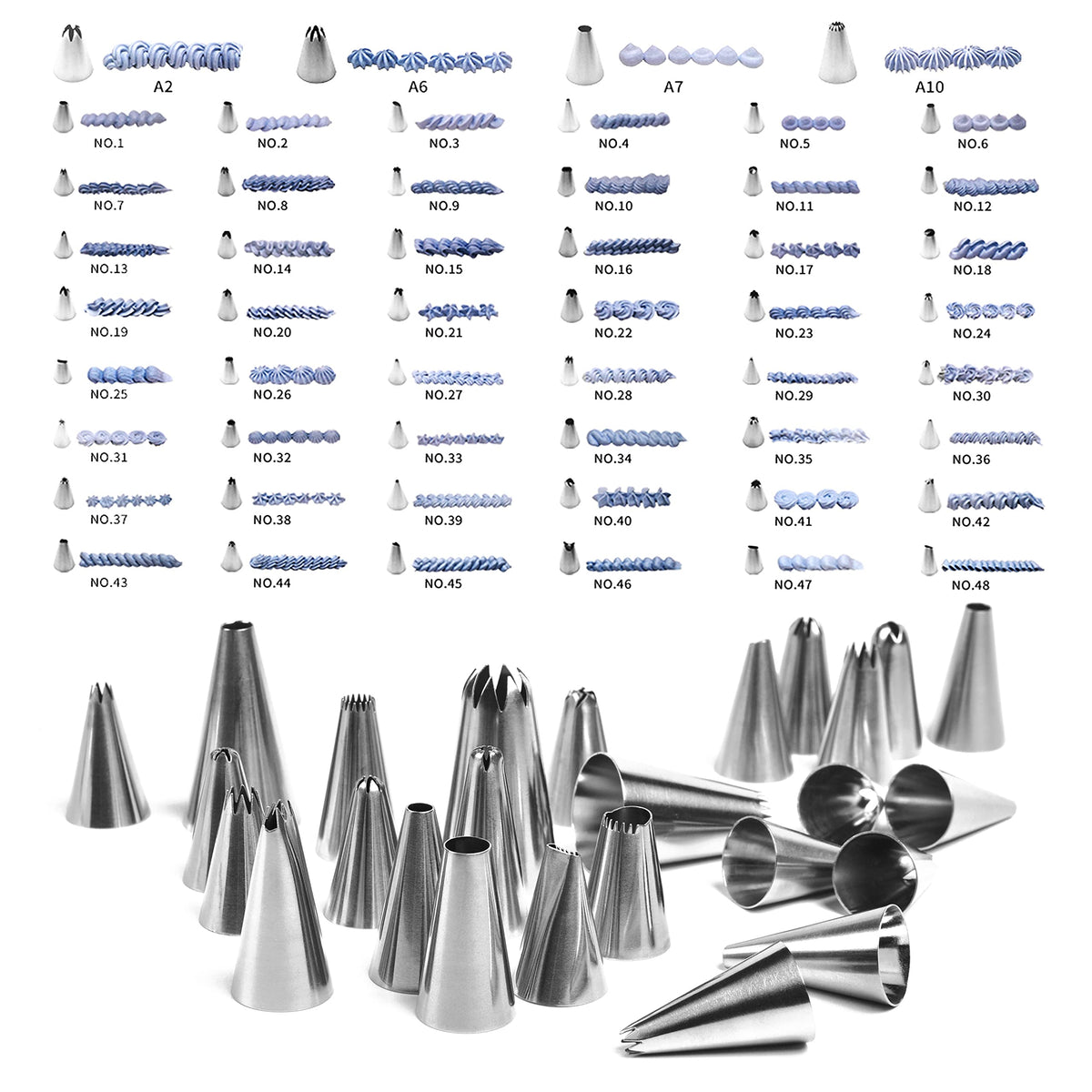 FIVETAS pattern chart guiding designs for decorating ideas