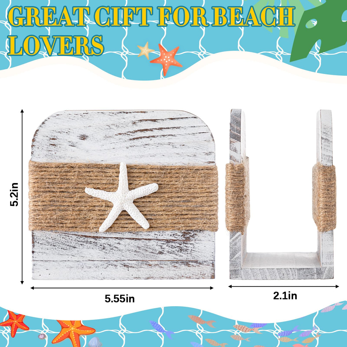 Fiwochic napkin holder tabletop decor keeps napkins within reach with tidy style