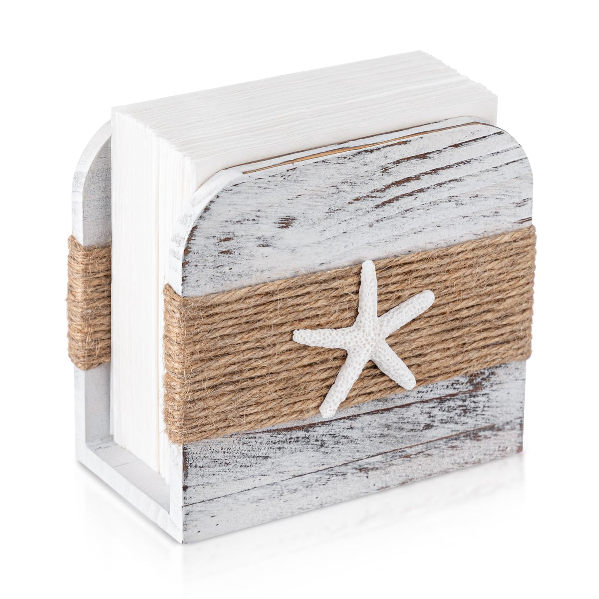 Fiwochic napkin holder wood grain close up adds natural texture for elegant dining decor