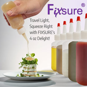 FIXSURE LDPE construction offers durable, food-grade bottles for everyday use.