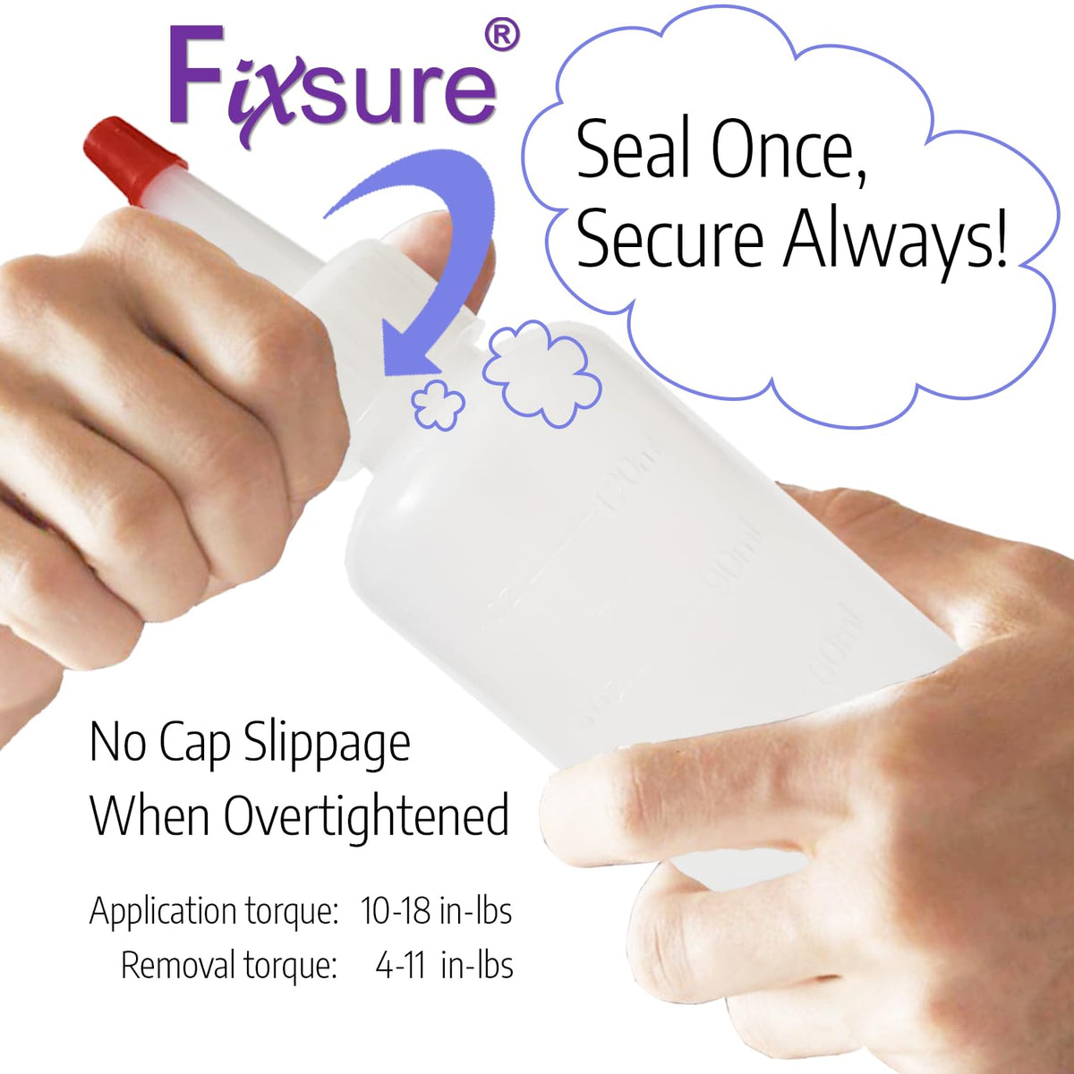 FIXSURE Yorker cap seal ensures leak-free performance during kitchen tasks.
