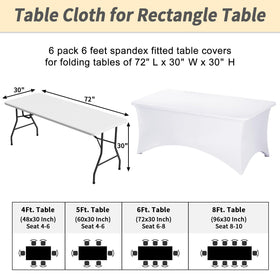 Fixwal elastic leg pockets secure the cover in place on the table