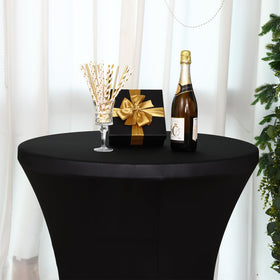 Fixwal versatile black table cover suits weddings, parties, bars and banquets.