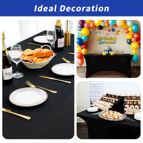 Fixwal multiuse tablecloth suited for parties and trade shows.