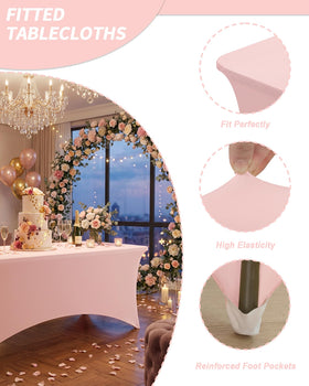 Two-pack Fixwal table covers ready for quick event styling.