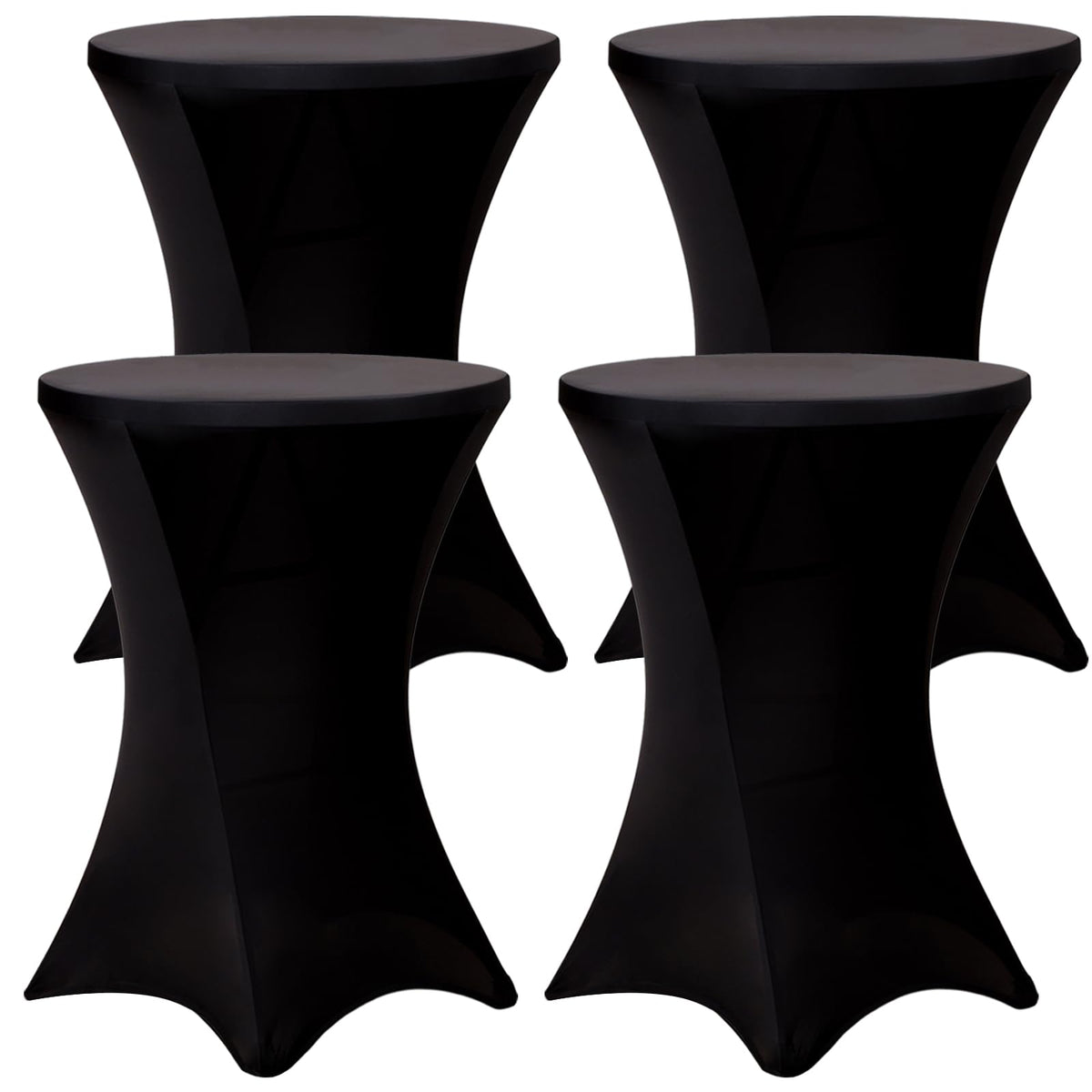 Fixwal round table cover 32x43 fits highboy tables for a sleek, professional look.