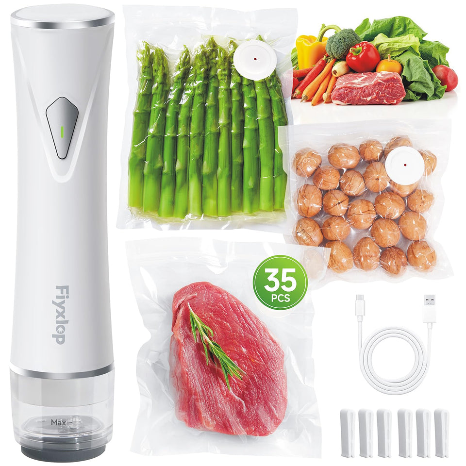Fiyxlop handheld vacuum sealer compact design for quick sealing