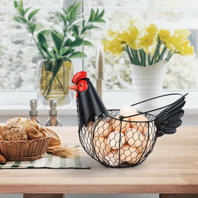 FJAXLJGYP basket on shelf adds farmhouse charm.