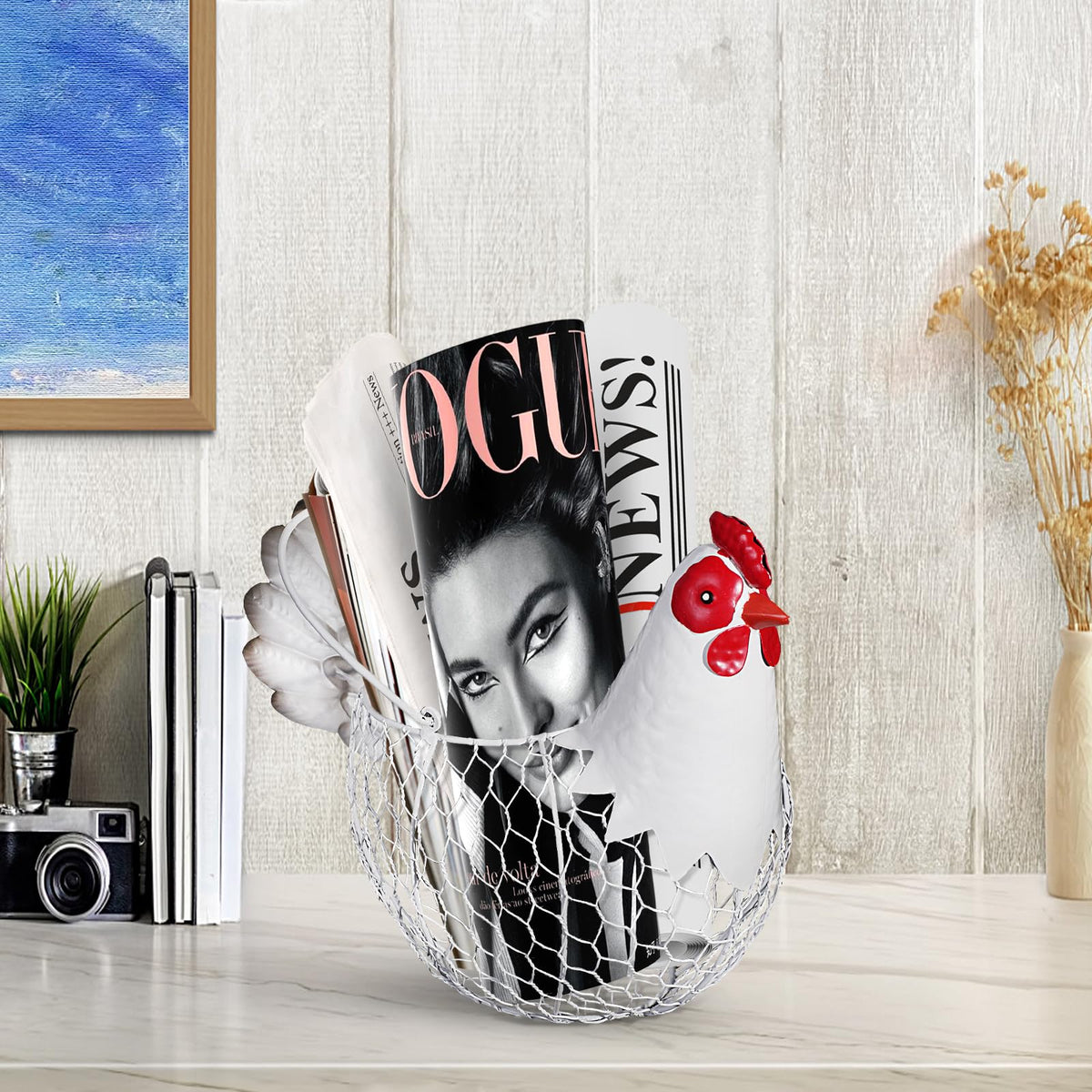 FJAXLJGYP holiday centerpiece basket, festive farmhouse decor