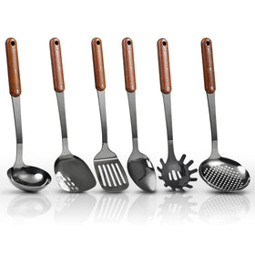 FJNATINH pasta spoon for scooping and draining pasta