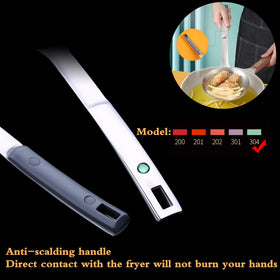 FJNATINH Skimmer Ladle screens stock and ingredients efficiently.