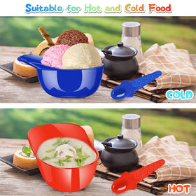 FJZZ BPA-free durable plastic bowls for reusable dessert serving