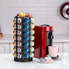 FlagShip Vertuo unit dimensions 6.9x6.9x15.9 inches for precise counter planning.