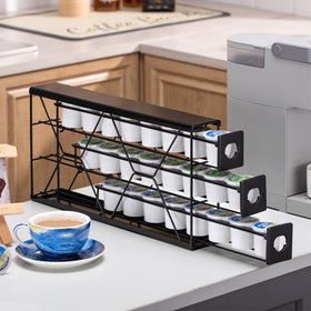 FlagShip K Cup Drawer compact footprint fits tight kitchen corners