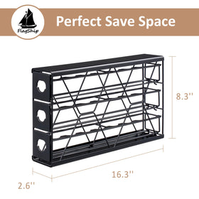 FlagShip K Cup Drawer wall mount design saves counter space