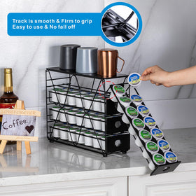 FlagShip K Cup Holder metal frame highlighting sturdy construction.