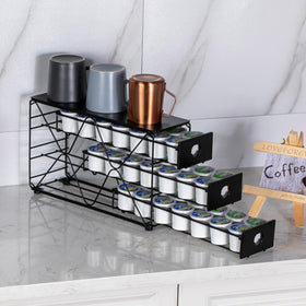 FlagShip K Cup Holder side profile highlights compact footprint.