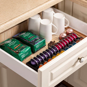 FlagShip Vertuo Pod Drawer DIY magnetic connect highlights modular setup.