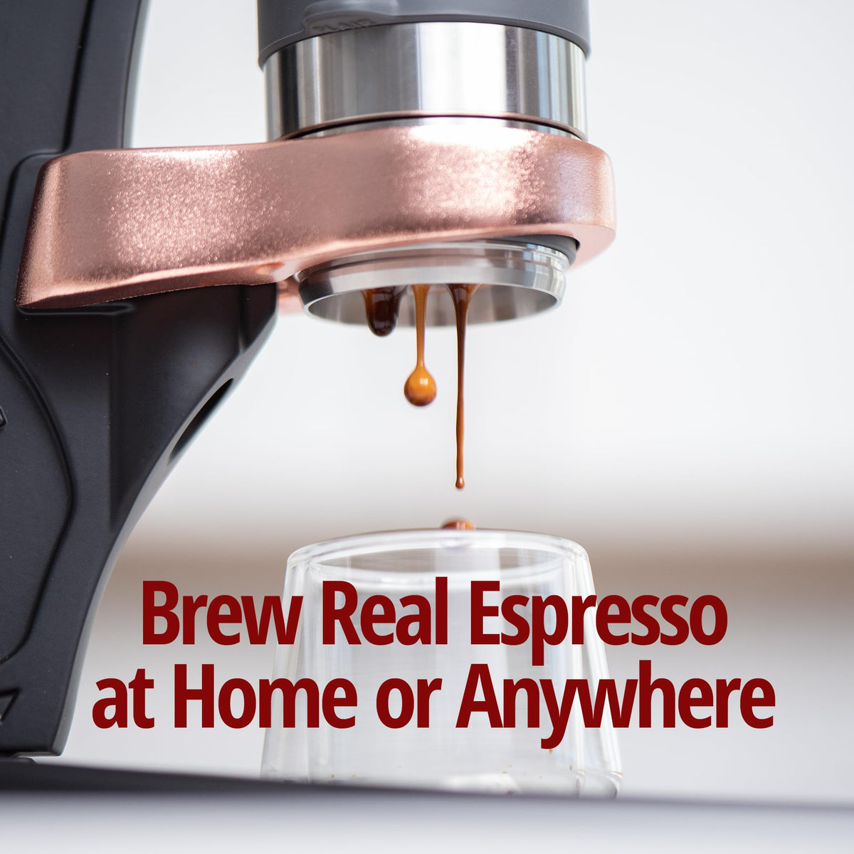 Flair PRO 3 stainless steel brewing head for durability.