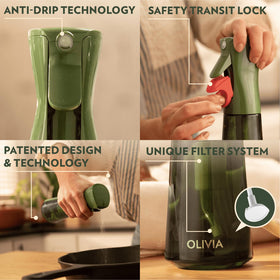 FLAIROSOL Olivia glass bottle for easy refills and durable use.