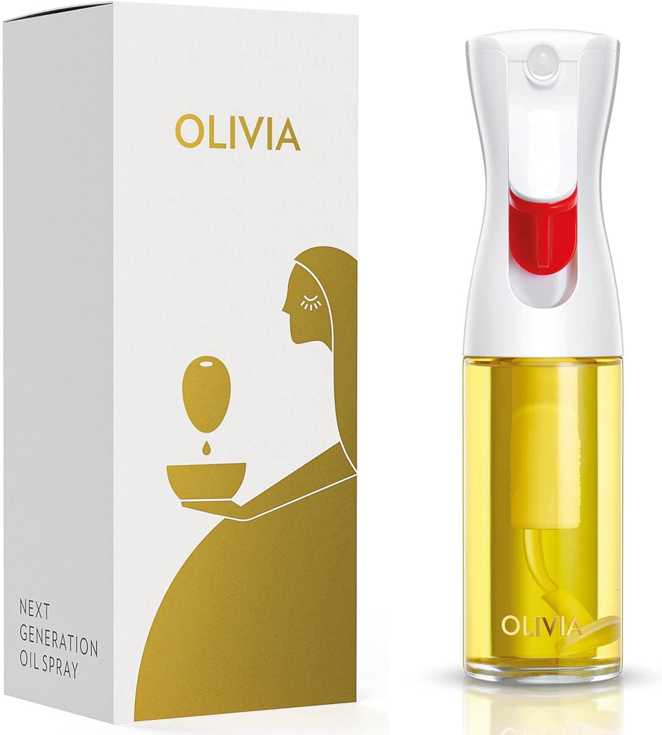 FLAIROSOL Olivia Signature glass bottle for precise, even oil coating.