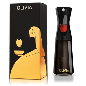 FLAIROSOL Olivia Signature olive oil spray bottle with fine mist for even coverage