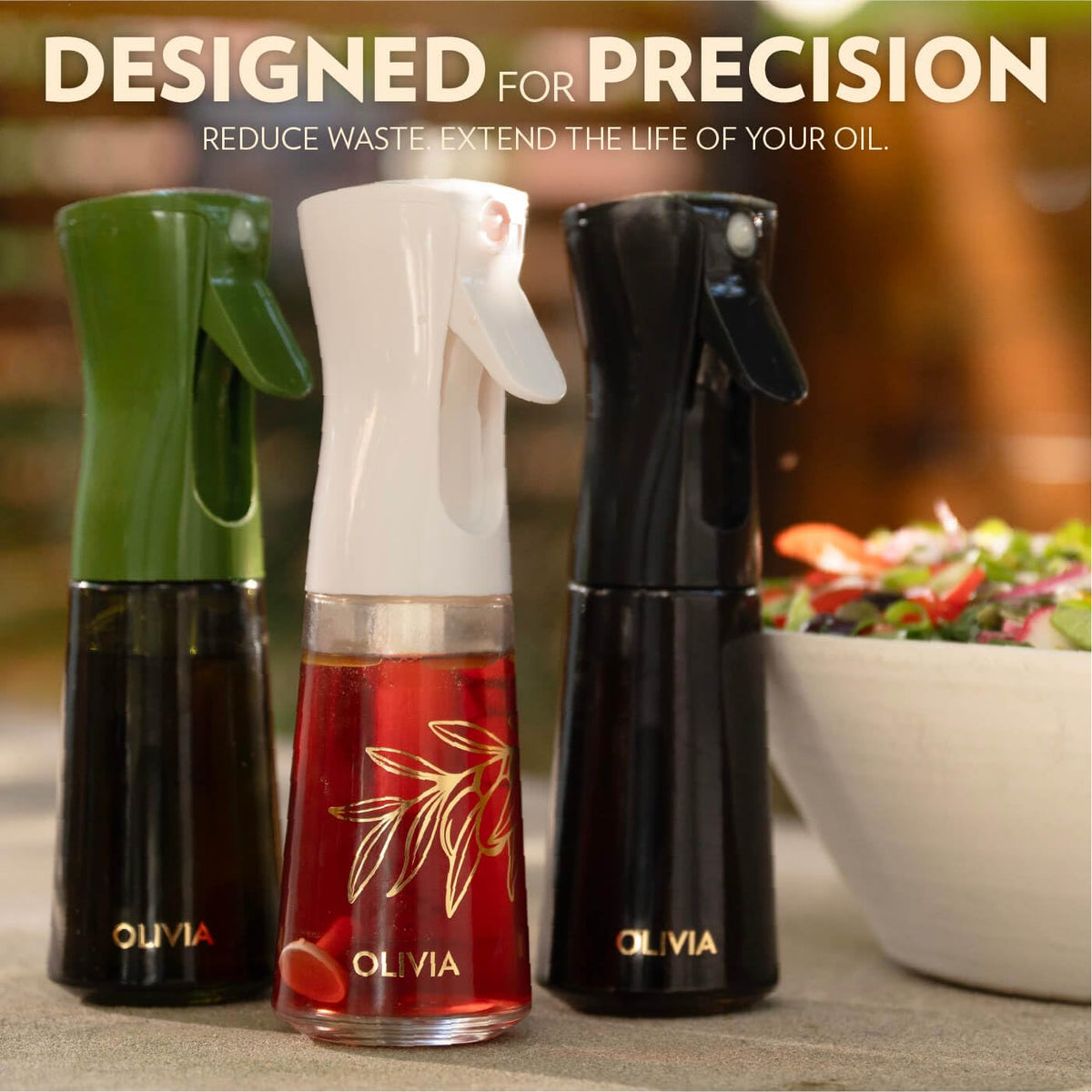 FLAIROSOL Olivia ergonomic trigger for effortless spraying.