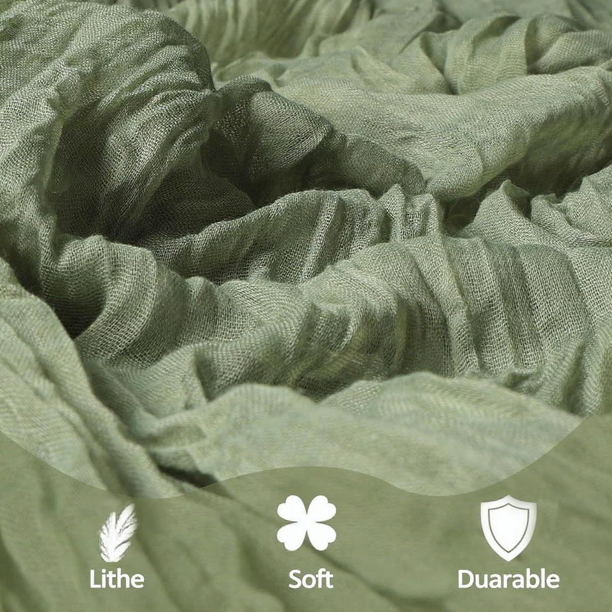 FlashCarryPro crinkled fabric texture adds understated elegance to decor