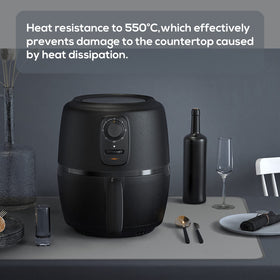 FLASLD induction stove mat provides stable, non-slip protection during cooking.