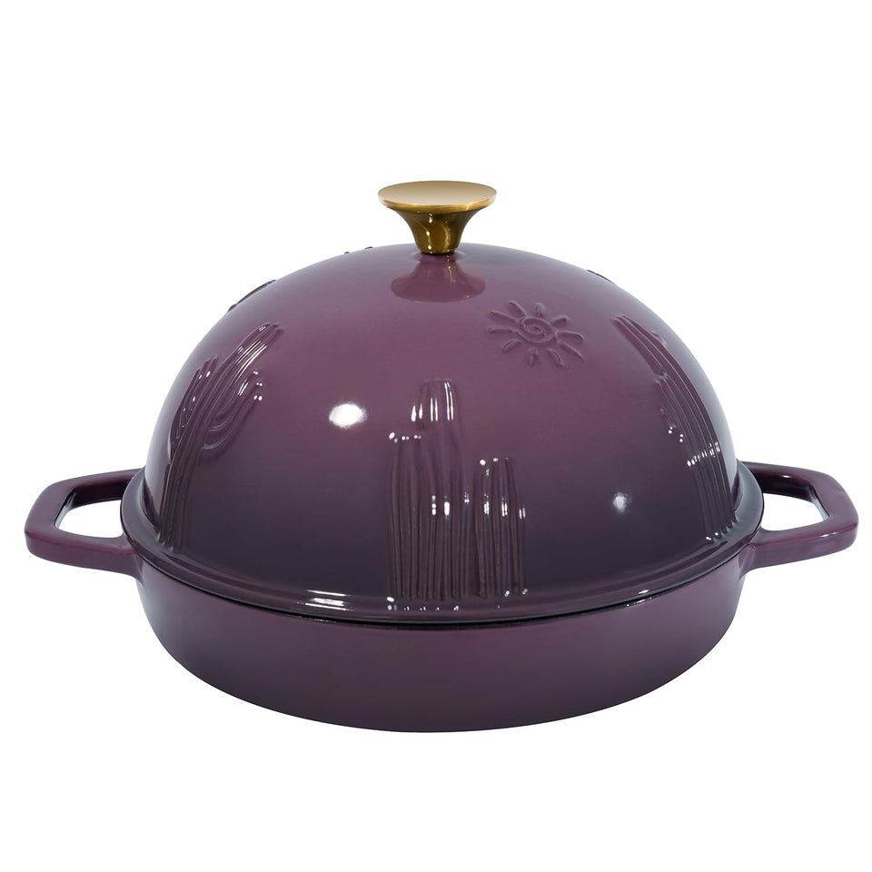 Flavehc bread oven cast-iron base aids smooth dough placement for even browning