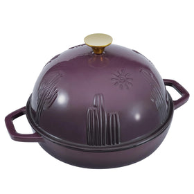 Flavehc dome lid close-up showing steam retention for oven spring