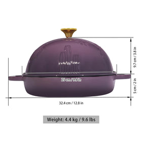 Flavehc bread oven on a gas stove demonstrates versatile heating