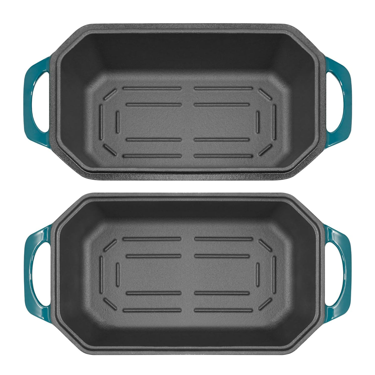 Flavehc loaf pan handles with ergonomic grip for safe lifting