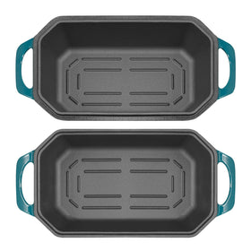 Flavehc loaf pan handles with ergonomic grip for safe lifting
