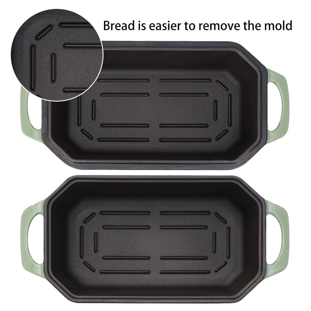 Flavehc bread pan on stovetop demonstrates compatibility with gas electric and induction