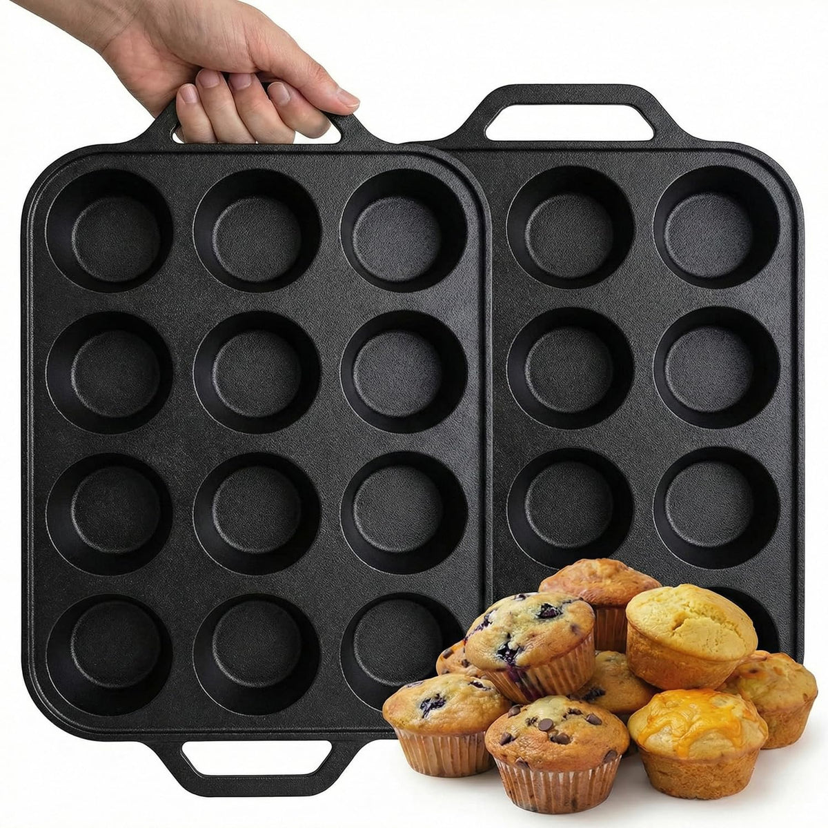 Easy cleaning by hand keeps flavors and pans ready for next bake.