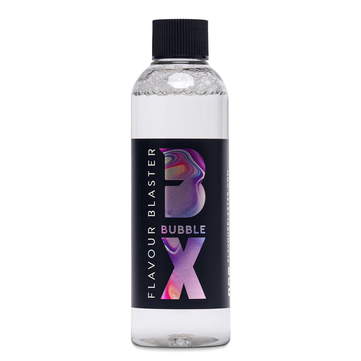 Flavour Blaster bubble mix bottle for edible bubbles to decorate cocktails.