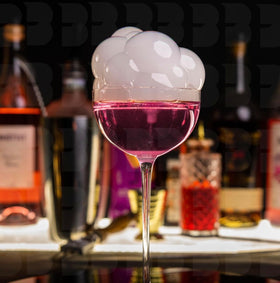 Flavour Blaster edible bubbles creation highlighting clear, tasteless bubbles for premium visuals.